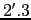 $2'.3$