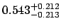 $0.543_{\rm -0.213}^{\rm +0.212}$