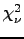 $\chi^2_\nu$